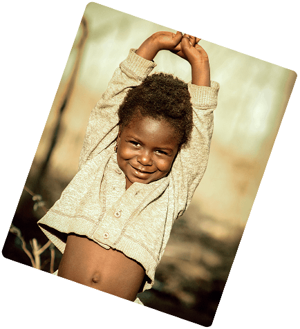 beautiful little child smiling